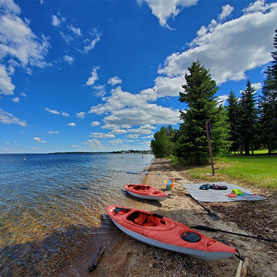 Kayaks at Cold Lake